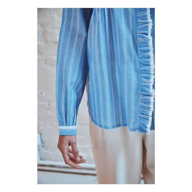 Bluse Boto Gestreift | Blau