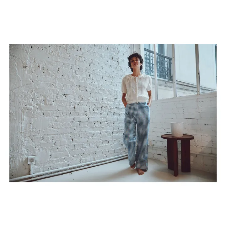 Bailey Embroidered Blouse | Ecru- Product image n°5