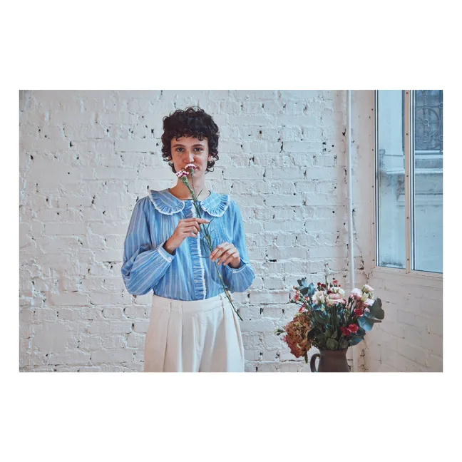 Bluse Boto Gestreift | Blau