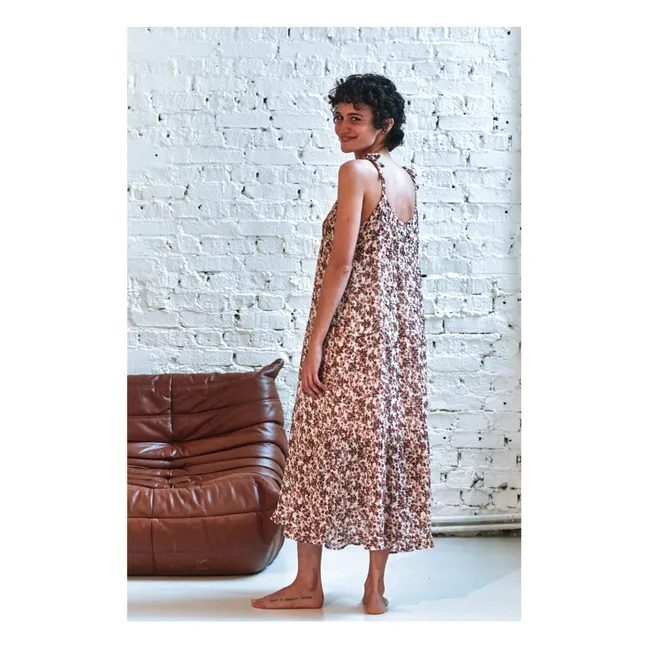 Bingo Cotton and Silk Dress | Dusty Pink