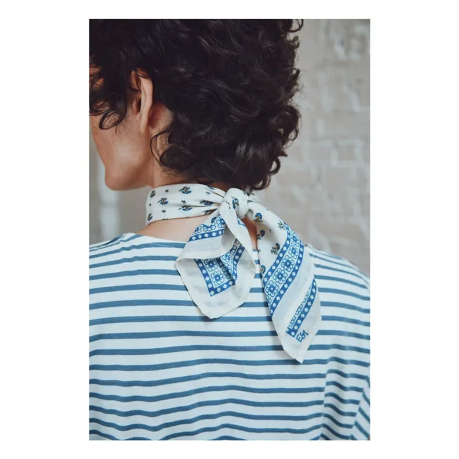 Dress Bénédicte Stripes Organic cotton | Blue