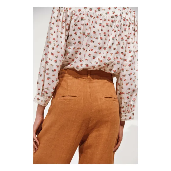 Hose Brio Lin | Gelbe Ingwer