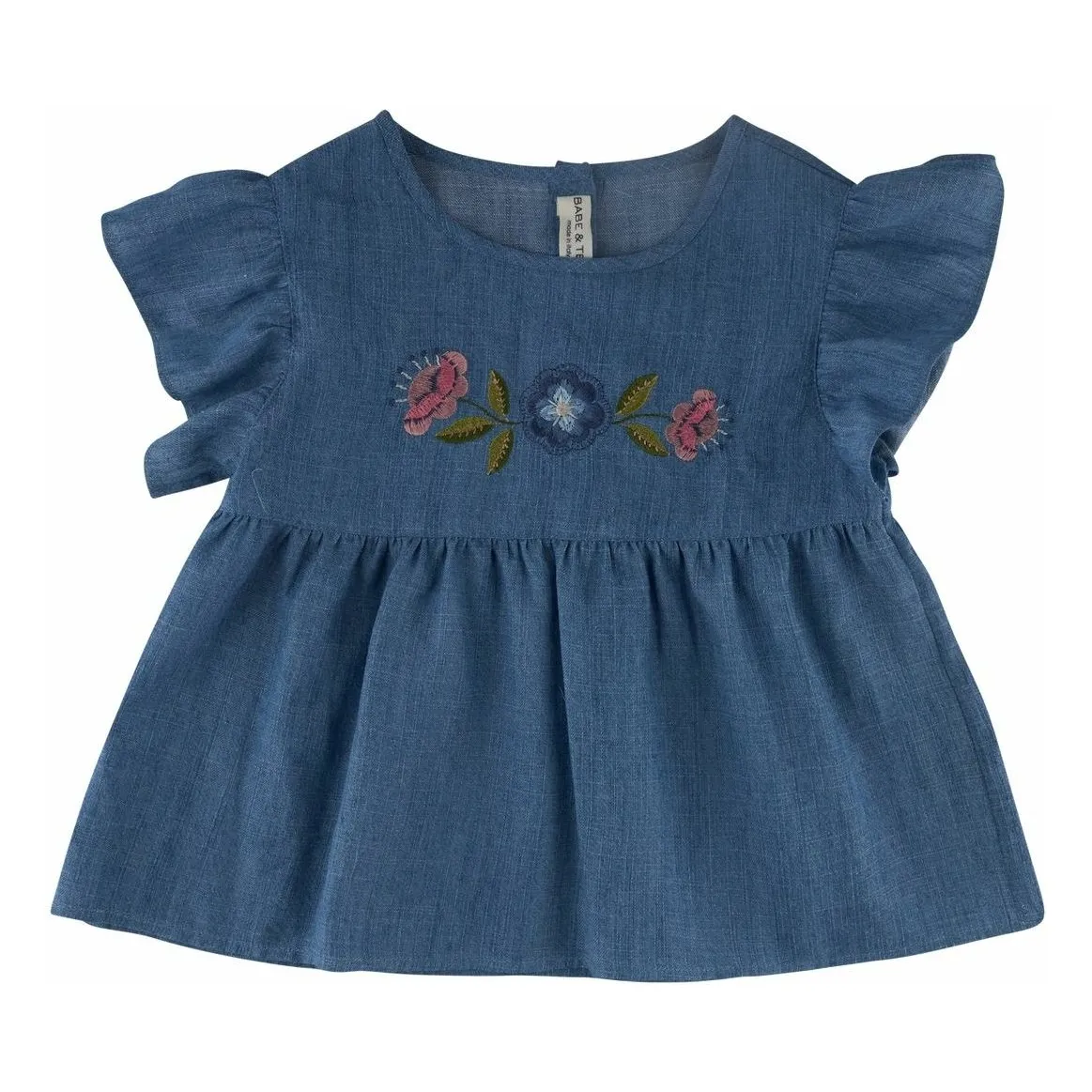 Babe & Tess Blue Emma Denim Blouse