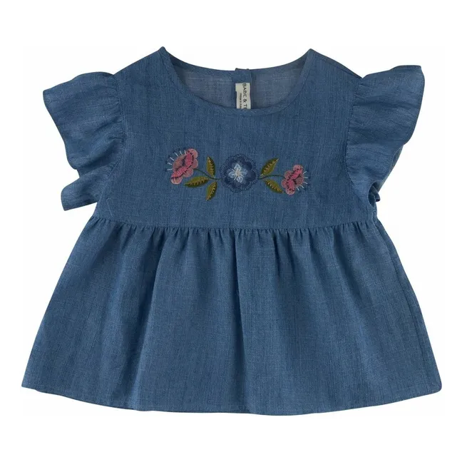 Blouse Emma Denim | Bleu