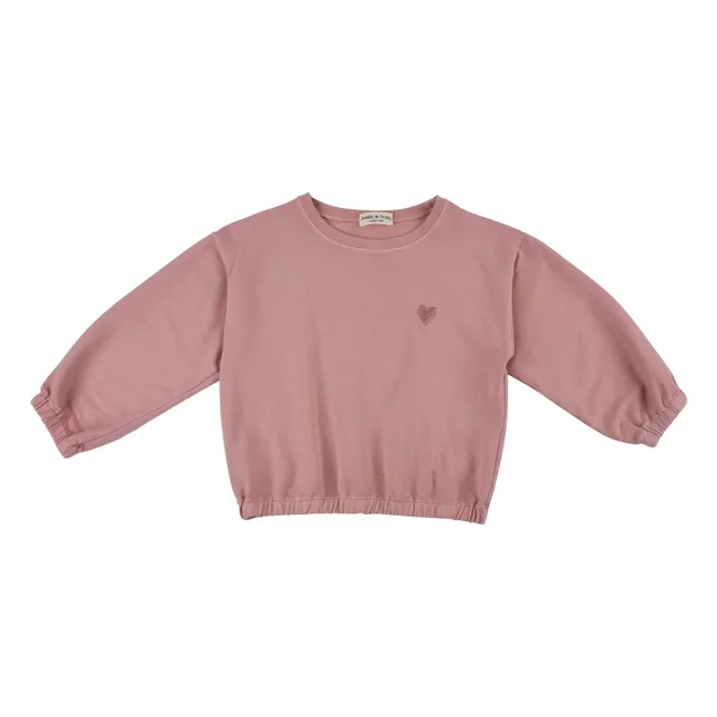 Sweat Cœur | Rose