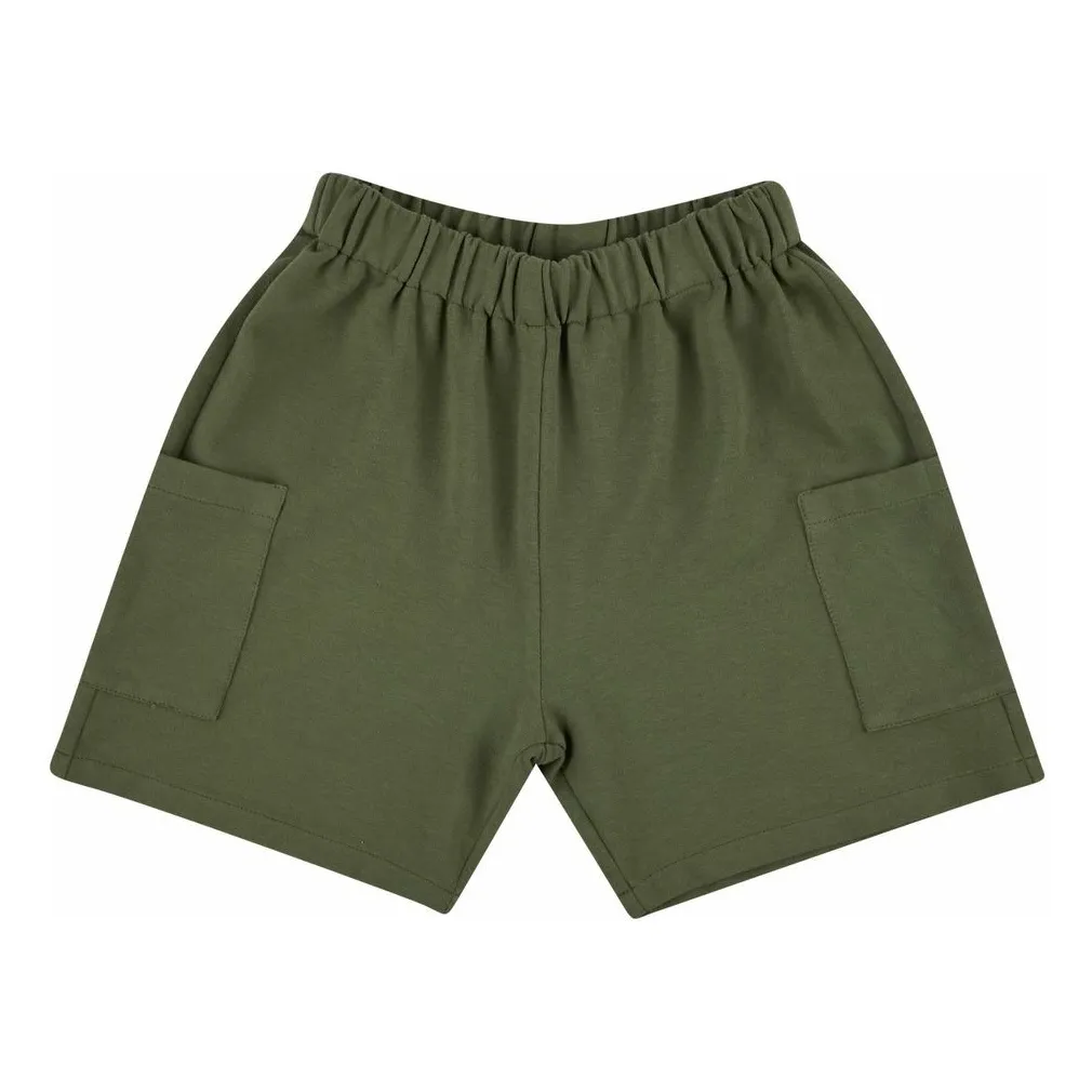 Babe & Tess Khaki Cargo Shorts