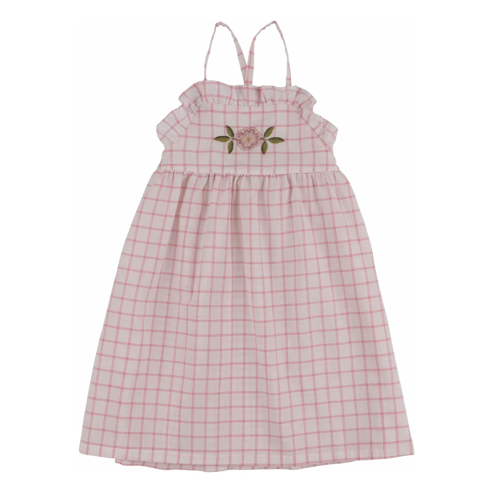 Babe & Tess Pink Eva Carreaux Dress