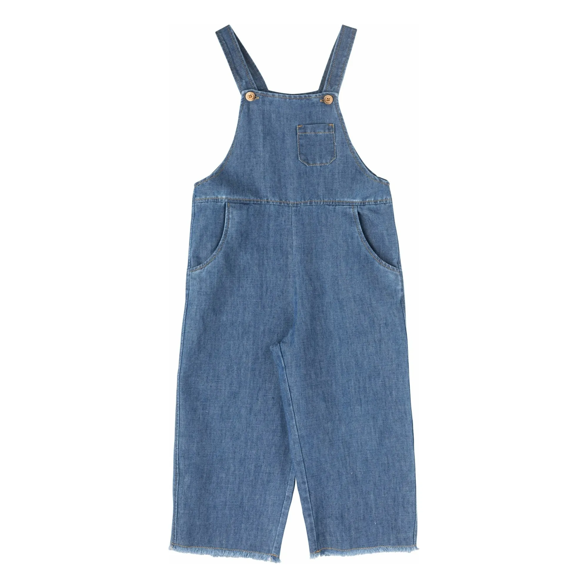 Babe & Tess Blue Ella Denim Dungarees