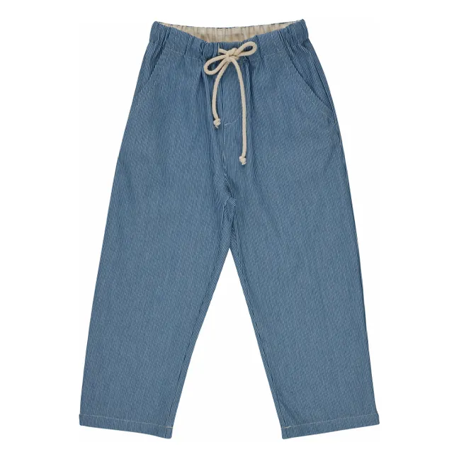 Pantalones vaqueros a rayas | Azul