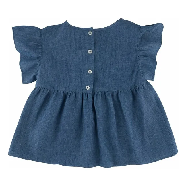 Blouse Emma Denim | Bleu