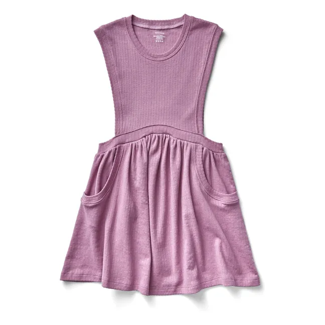 Kleid Dunes Pointelle Bio-Baumwolle | Flieder