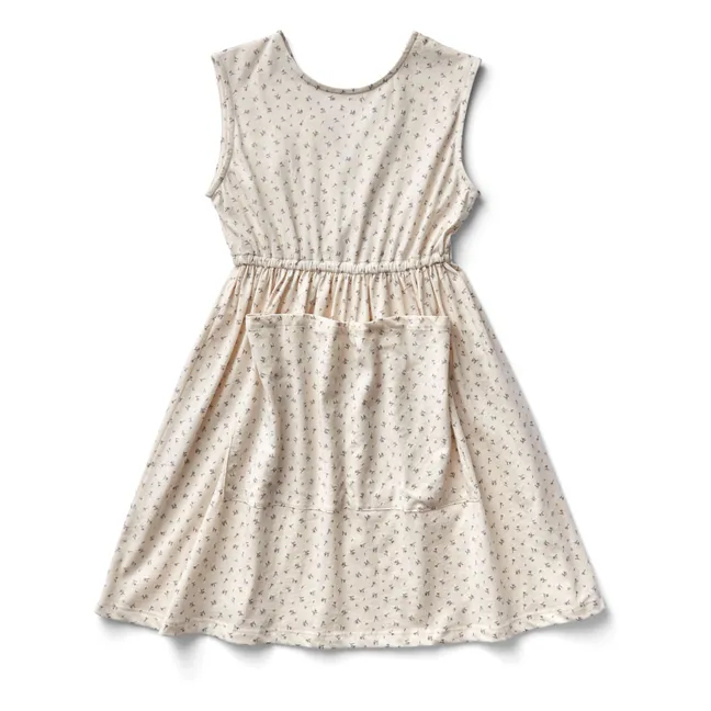 Kleid Pocket Bio-Baumwolle | Seidenfarben