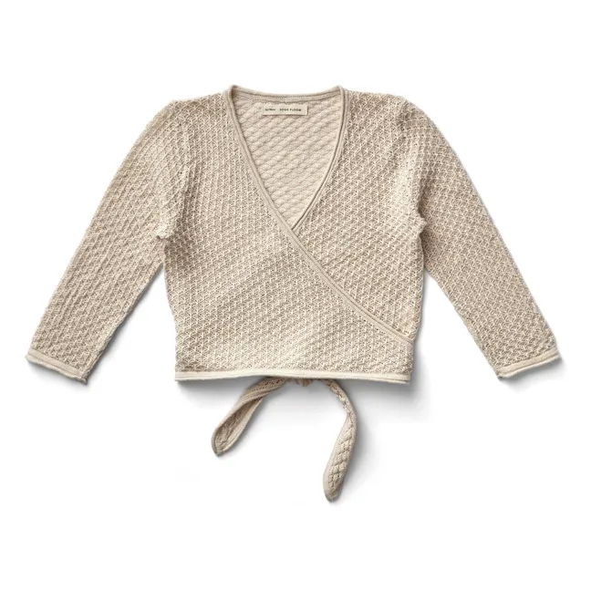 Herzwickel Ina Bio-Baumwolle | Beige
