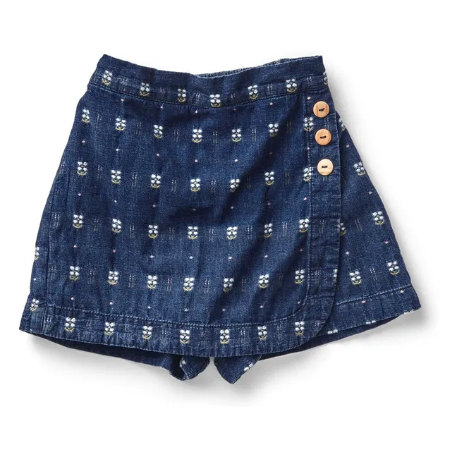 Gonna corta color oliva | Denim