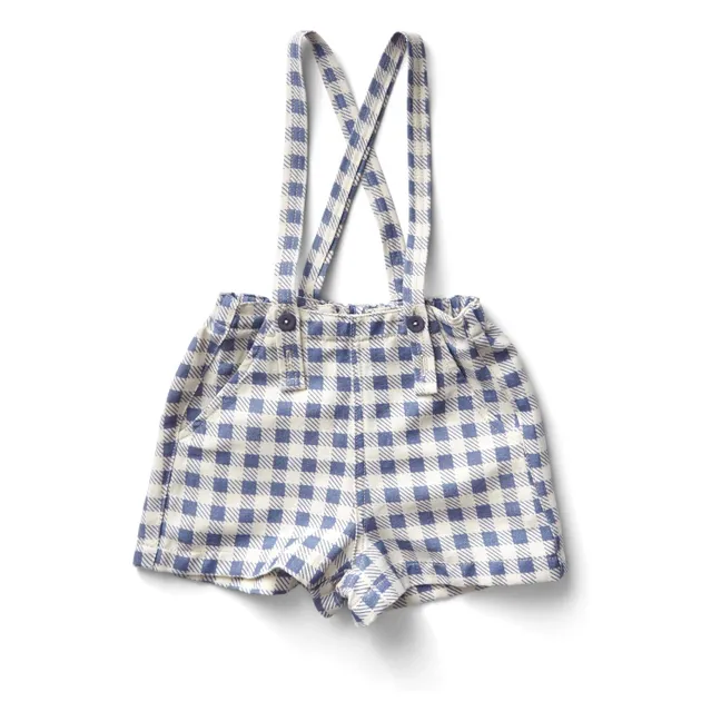 Shorts Träger Enid Leinen | Blau