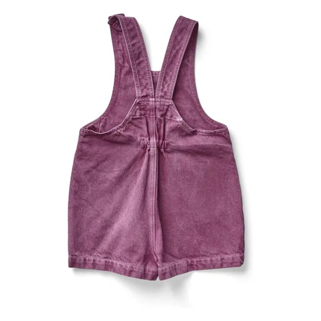 Delphine Short Dungarees | Purple