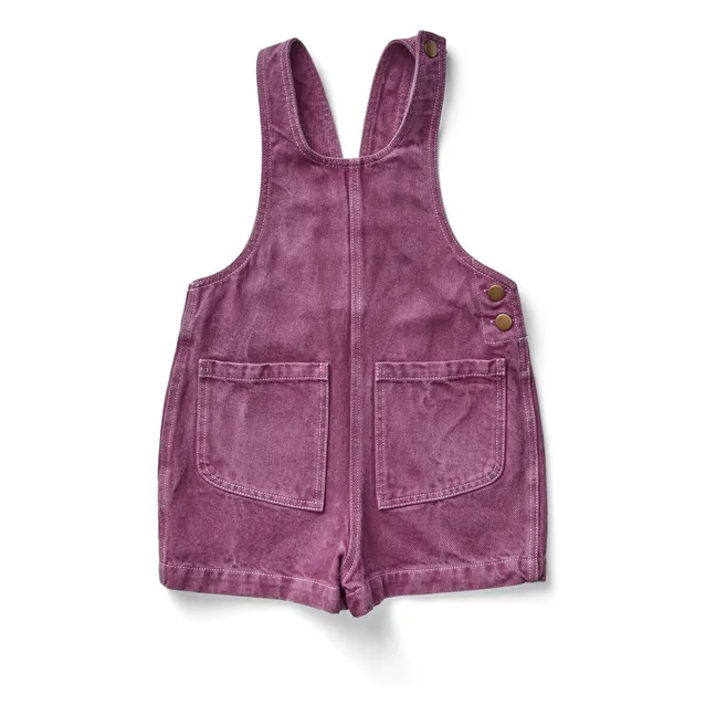 Delphine Short Dungarees | Purple