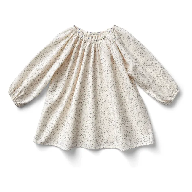Peasant Organic Cotton Tunic Dress | Ecru