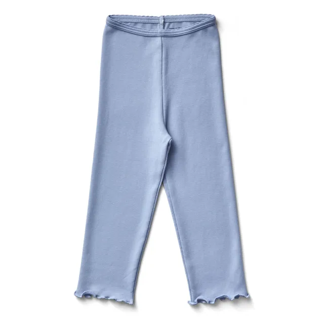 Malla Capri de algodón ecológico | Azul Cielo