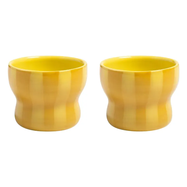 Tasses Circus - Set de 2 | Jaune- Image produit n°0