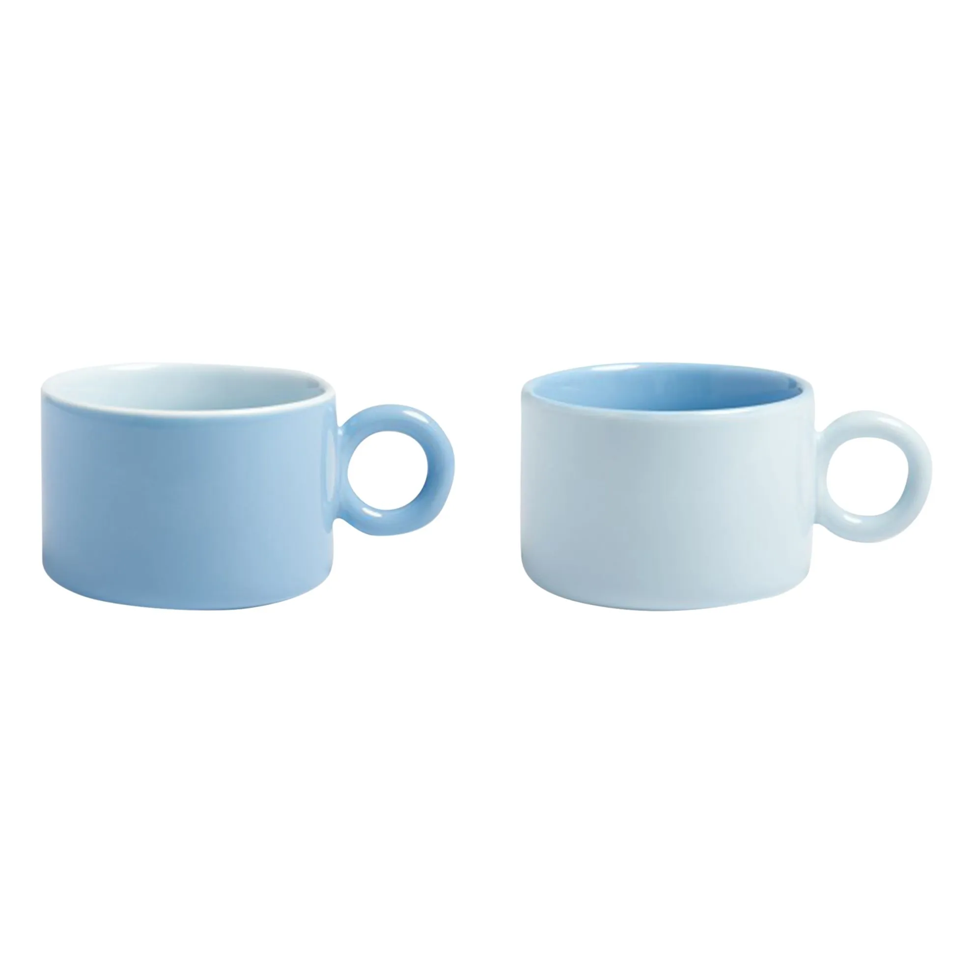 &Klevering Blue Chiquito Cups - Set Of 2