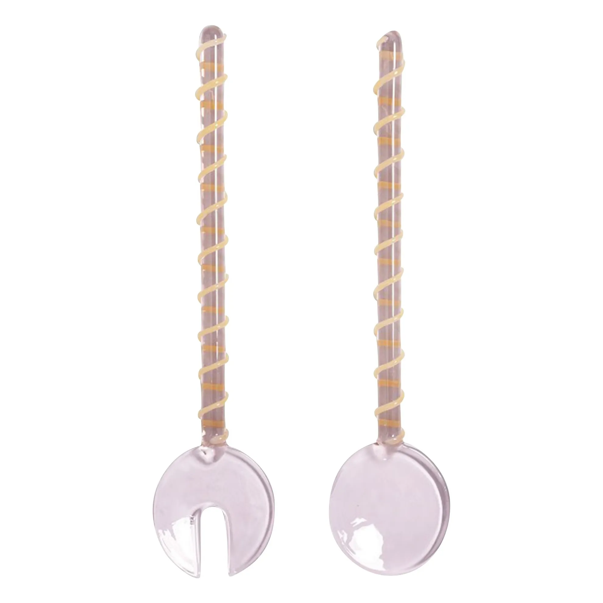 &Klevering Pink Sling Salad Servers
