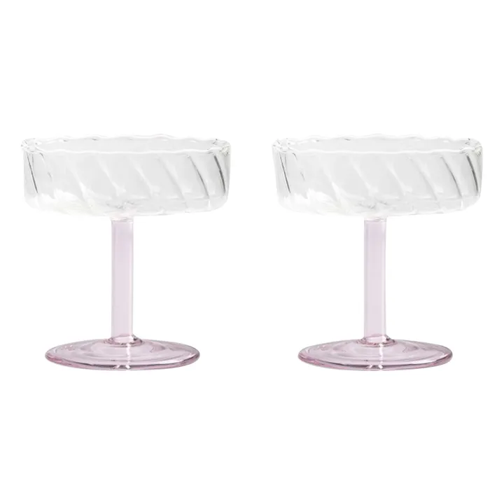 Coupes Twirl - Set de 2 | Rose- Image produit n°0
