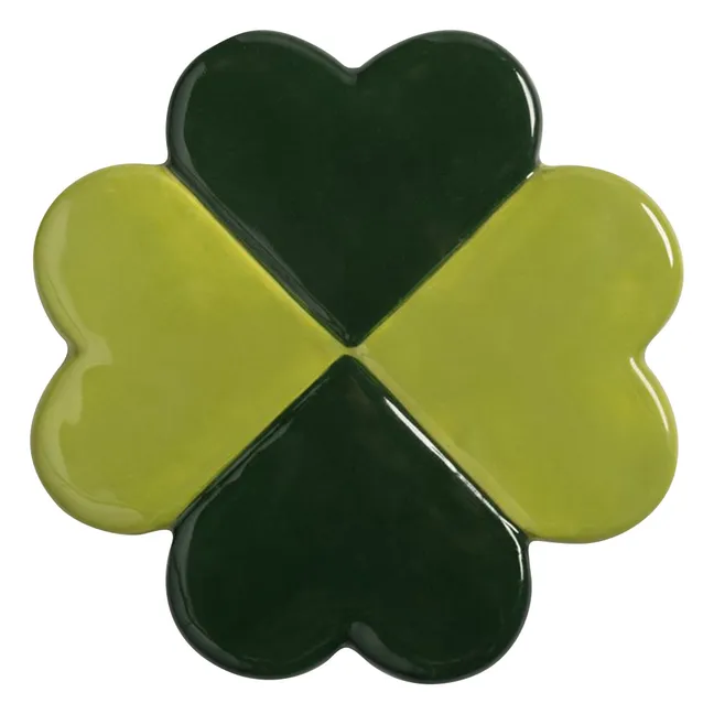 Posavasos Trébol de la Suerte - Set de 4 | Verde
