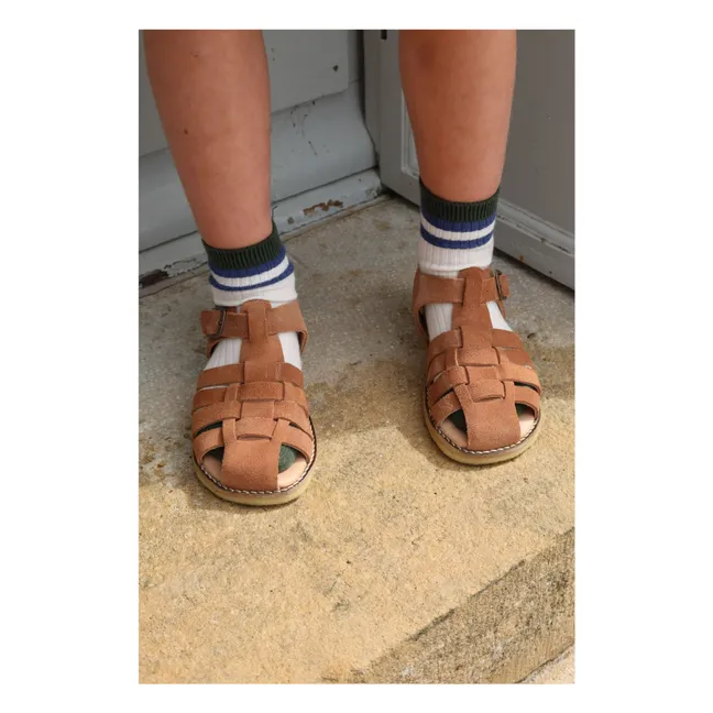 Set of 2 Rib Socks | Ecru