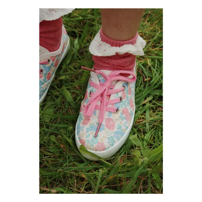 Set of 2 Pointelle Socks | Pink