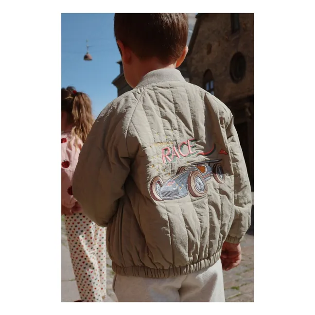 Bomber da corsa Juno | Verde militare