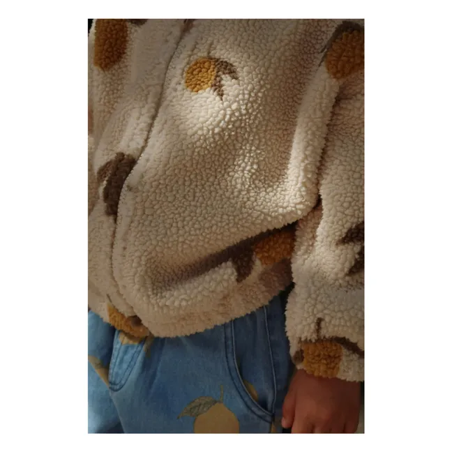 Joddy Lemon Fleece Jacket Recycled Fiber | Ecru
