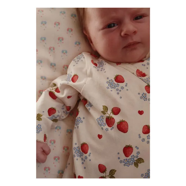 Cache-Coeur Basic Jumpsuit aus Bio-Baumwolle | Seidenfarben