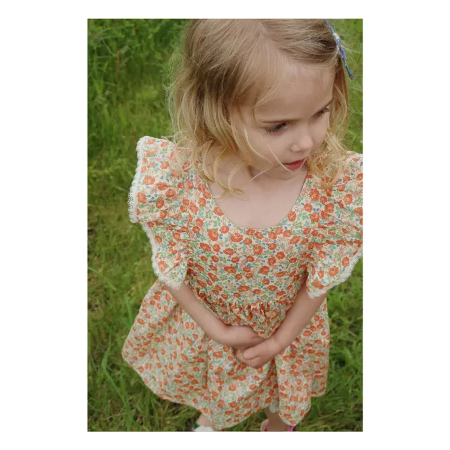 Robe Verbena Coton Bio | Orange