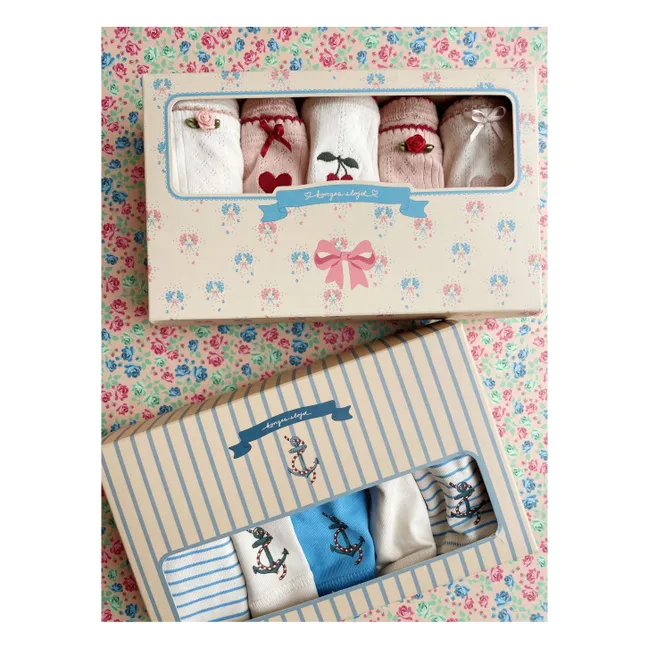 5er-Pack Minna Slips aus Bio-Baumwolle | Rosa