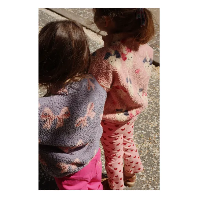 Pantaloni in cotone biologico Drey | Rosa