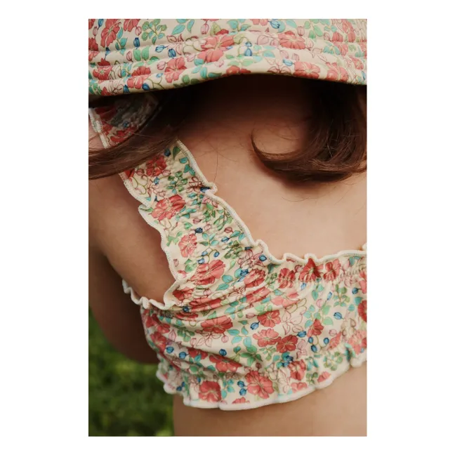 Maillot de Bain 2 Pièces Collette Fibres Recyclées | Framboise