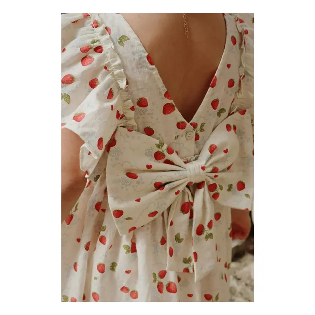 Evia organic cotton dress | Ecru