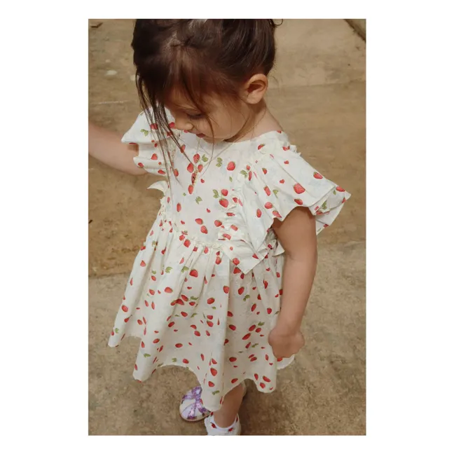 Evia organic cotton dress | Ecru