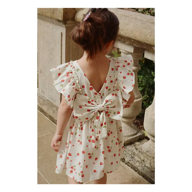 Evia organic cotton dress | Ecru