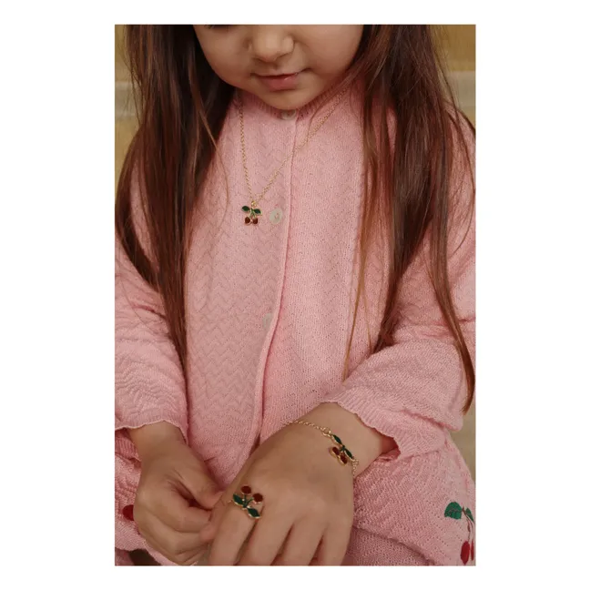 Cardigan in cotone biologico Cypres | Rosa