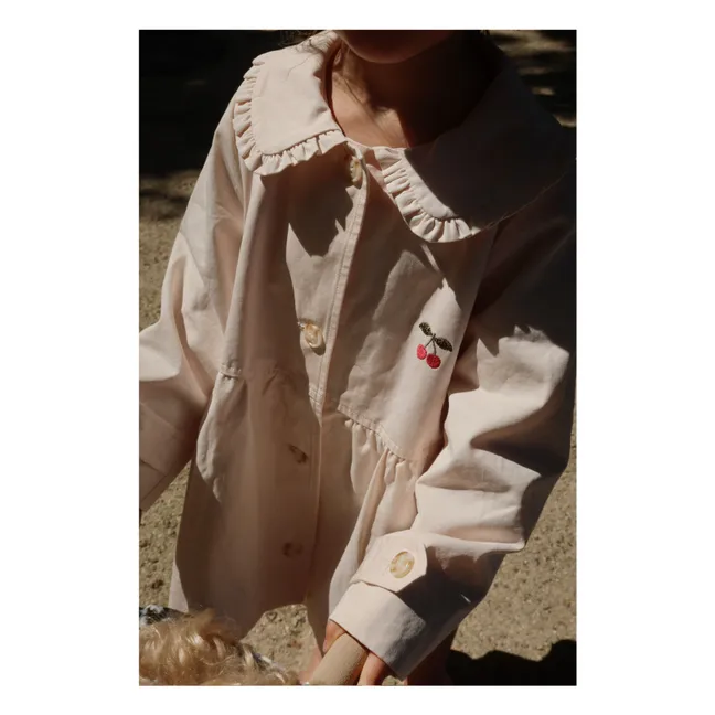 Trench color ciliegia | Rose poudré