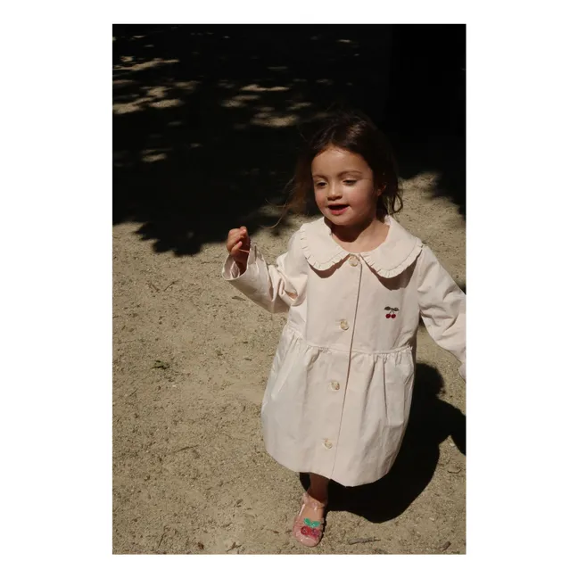 Trench color ciliegia | Rose poudré