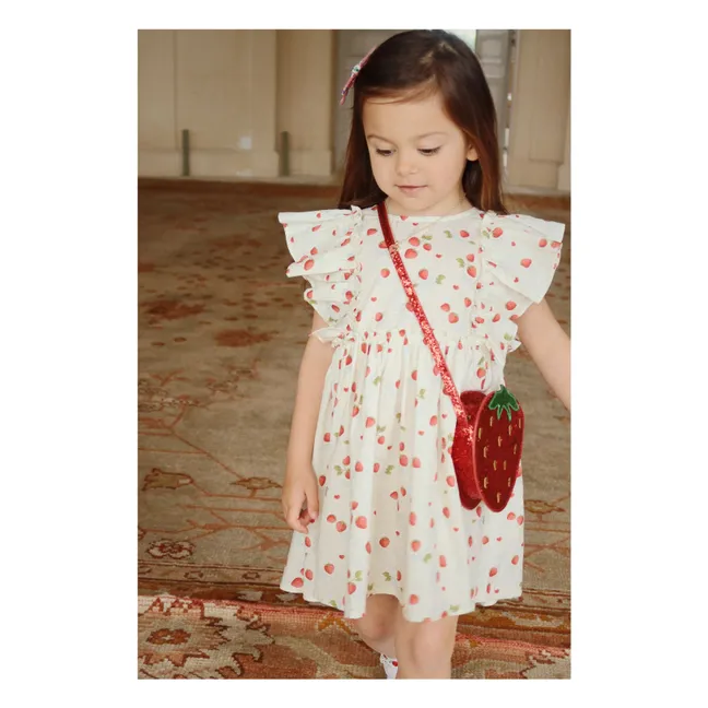 Borsa Tut Strawberry con lustrini | Rosso