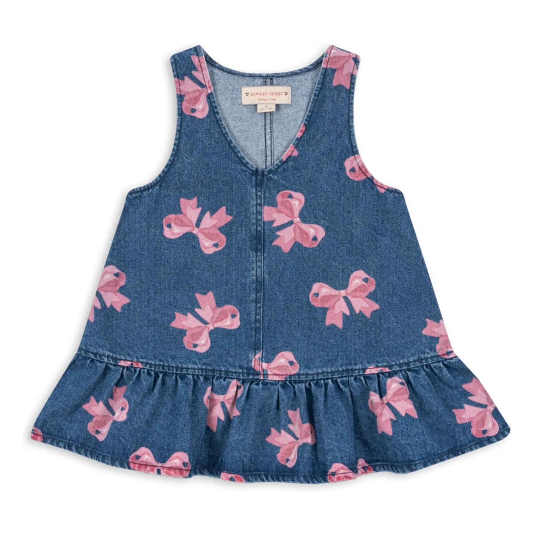 Konges Sløjd Denim Brut Organic Cotton Knot Dress
