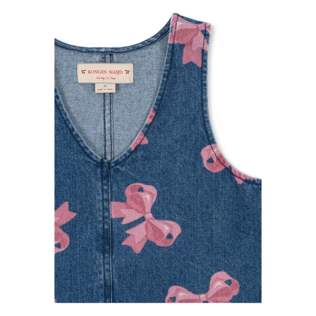 Vestido anudado de algodón orgánico | Vaquero Bruto