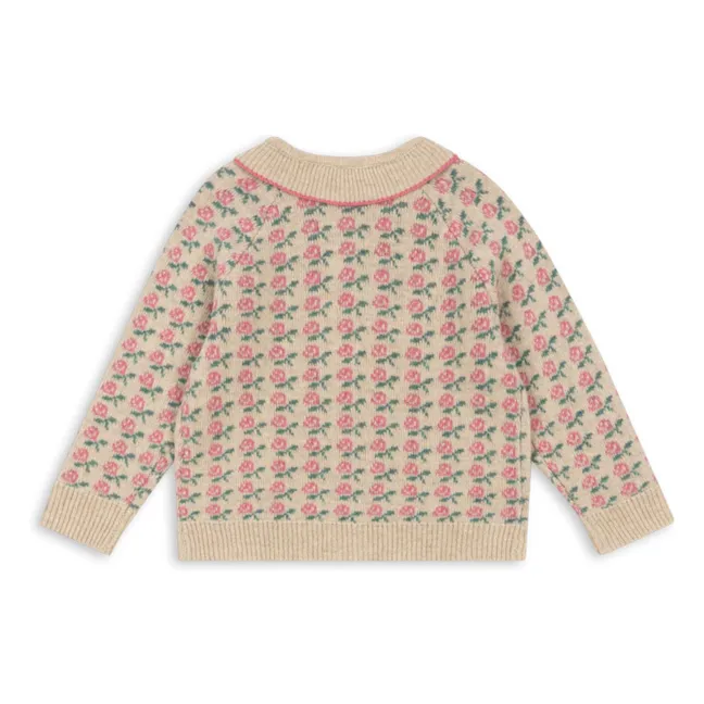 Strickjacke Belou Wolle | Beige