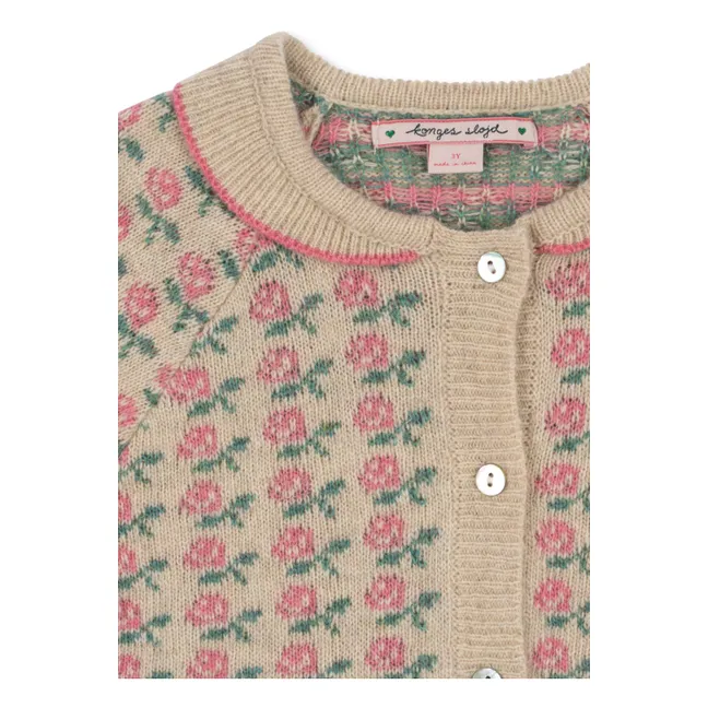 Cardigan in lana Belou | Beige