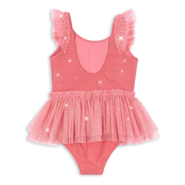 Badeanzug Amandine Lurex | Rosa