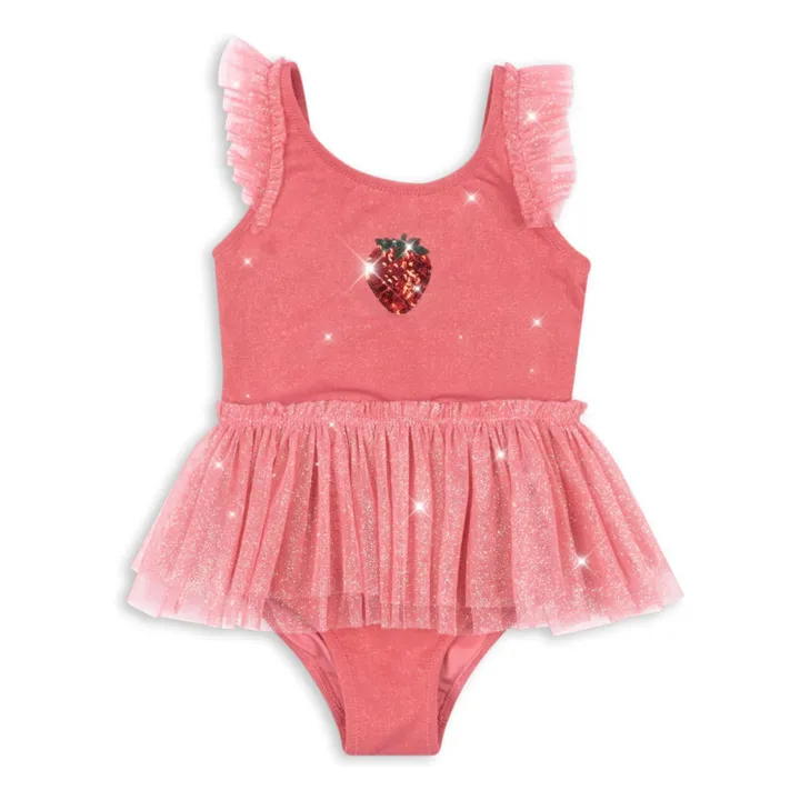 Costume da bagno Amandine in lurex | Rosa- Immagine del prodotto n°0
